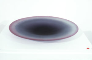 Gary Nash, Cut Frosted Bowl, 1988. 40mm x 400mm.