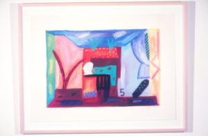 Jane Zusters, Another Stage, 1986. Acrylic on paper. 560mm x 760mm.