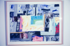 Jane Zusters, Sydney Souvenirs II, 1987. Photographs, acrylic on paper. 560mm x 760mm.
