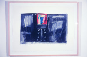 Jane Zusters, Their Last Perfect Masterpiece, 1986. Acrylic on paper. 560mm x 760mm.