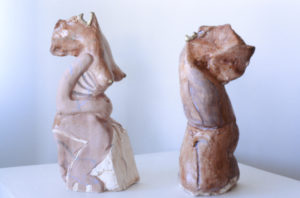 Nicky Jolly, Ceramic Sculpture, 1989.