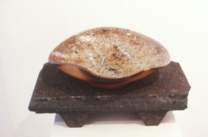 Ross Mitchell-Anyon, Spiral Bowl, 1989. Salt glazed earthenware.