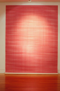 Monique Jansen, Cadmium, 2001 (installation view). Oilstick on paper. 3500mm x 2800mm.