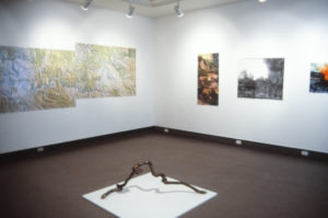 Peter Nicholls: Crossings, 1992 (installation view).