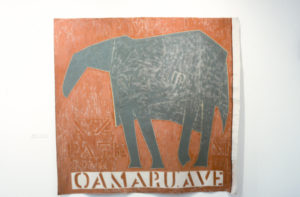 Philip Trusttum, Oamaru. Acrylic on canvas. 1800mm x 1900mm.