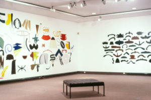 Richard Killeen: Age of Fishes, 1991 (installation view).