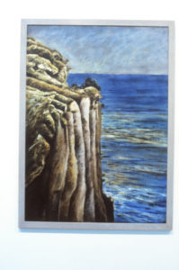 Stanley Palmer, Above Hope Reef, 1990. Oil on linen on board. 1050mm x 780mm.
