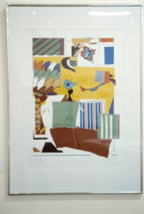 Gordon Crook, Allegory I, 1982 (installation view). Silkscreen print. 1160mm x 830mm.