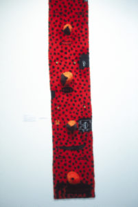 Jenny Dolezel, Memory (Ladybird Fur Roll code #893), 1994 (installation view).