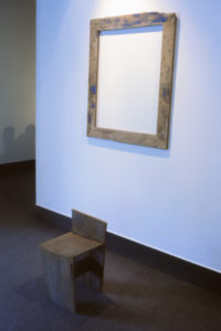 Kazu Nakagawa, MA 4, 1994 (installation view). Wood.