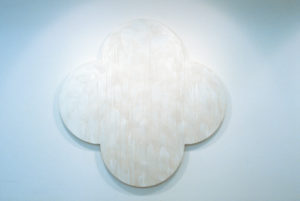 Max Gimblett, Pearl of the Pacific, 1984. Acrylic, pigments on canvas. 2286 diameter.