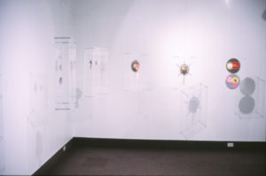 Badge, 1996 (installation view).