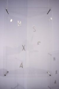 Fran Allison, Fridge Magnet, 1996 (installation view).