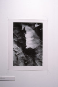 Darren Glass, Waro Limestone, 4 February, 1995 (installation view). 1 of 6 aperture pinhole camera prints.
