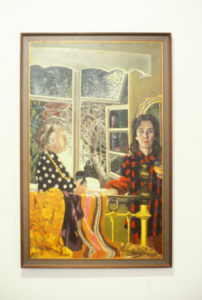 Jacqueline Fahey, In Memoriam, 1969 (installation view). Oil on board.