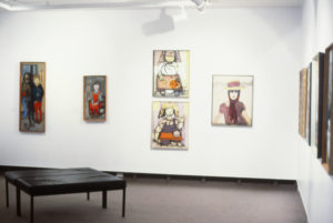 Jacqueline Fahey: Portrait in the Looking Glass, 1996 (installation view).