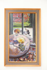 Jacqueline Fahey, Spring Morning, 1971 (installation view). Oil on board.