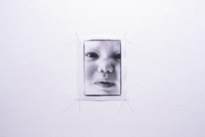 Patrick Reynolds, baby baby baby, 1995 (installation view). Selenium toned silver gelatin.