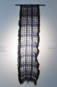 Trudy Newman, Transposition, (installation view). Wool. 600mm x 2000mm.