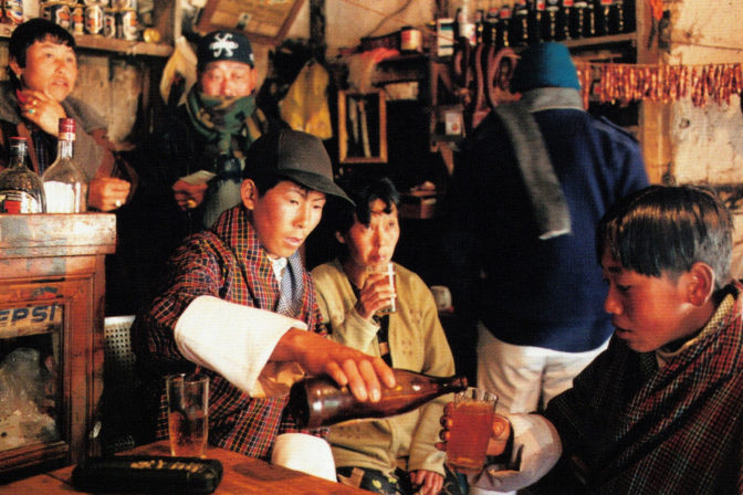 Bruce Connew, Bar, Thimphu, Bhutan, 2001.