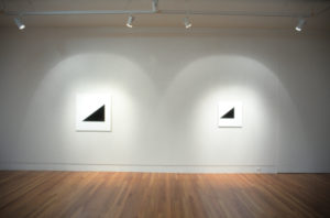 Julian Dashper: Blue Circles, 2003 (installation view).