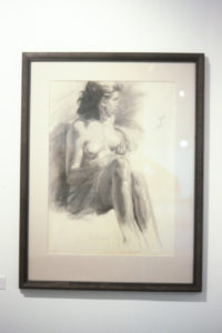 Minnie F White, Nude Study, (installation view).