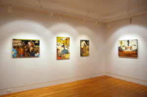 Chris Grosz: William Buckley Dreaming II, 2005 (installation view).