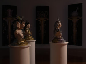 Xi Li, The Transcendence Labyrinth of Idols, 2022 (installation view). Photo by Sam Hartnett.