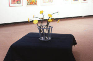 Barry Lett, Tablecloth, 1991 (installation view).