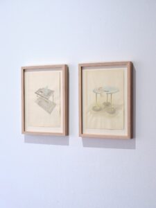Paul Cullen, Untitled, part of a series of drawings towards Weather Stations, 2009-09. Watercolour. 210 x 297 mm. Courtesy of Paul Cullen Archive. Photo by Sam Hartnett.