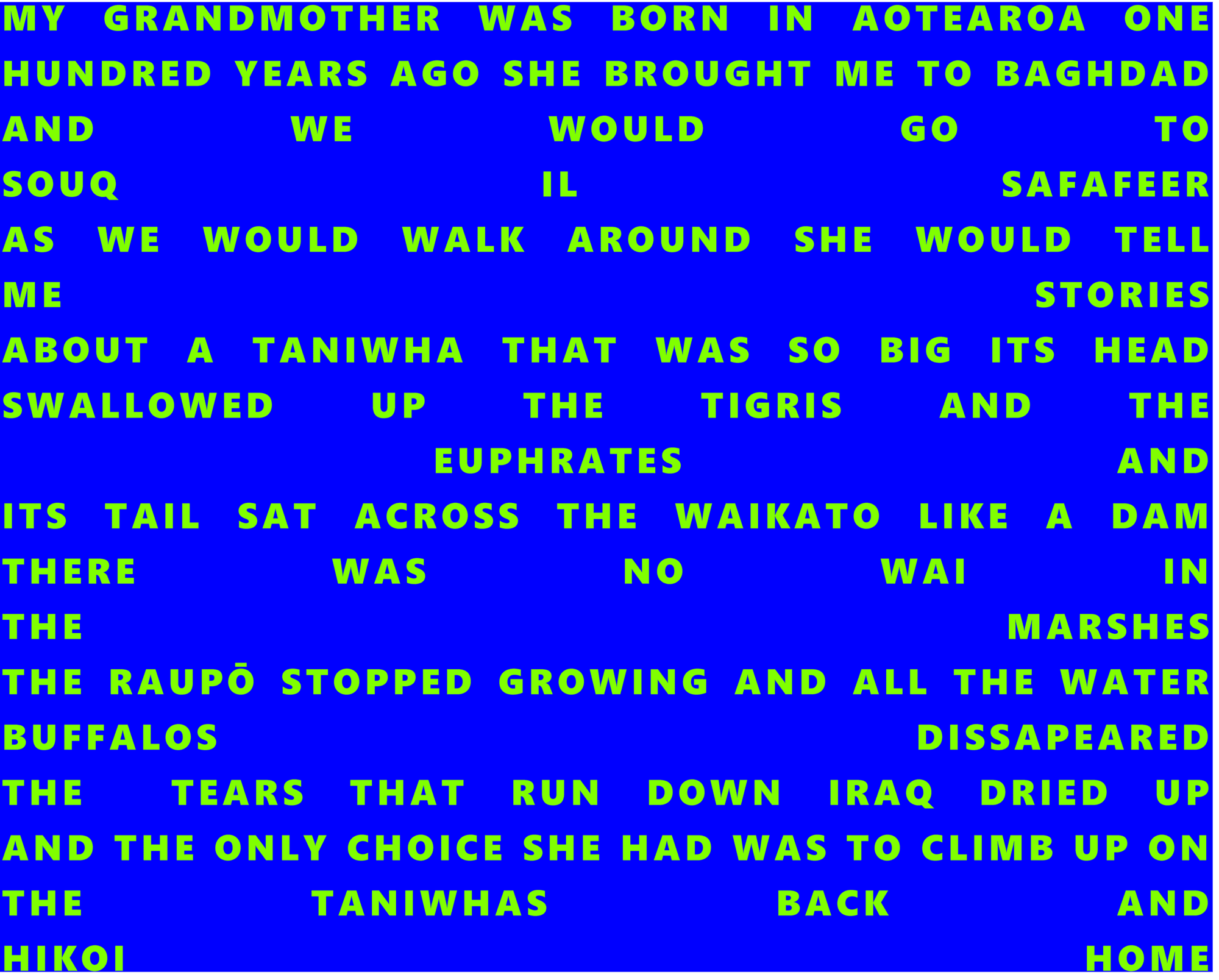 Mariam Tawfik THIS ARTWORK WAS BORN IN IRAQ IN THE YEAR 2095,  2026